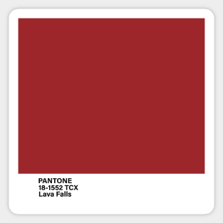 pantone 18-1552 TCX Lava Falls Sticker